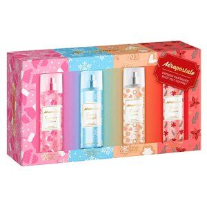Aeropostale 4pc Gift Set for Women 3.4oz Frozen Fantasies Body Mists